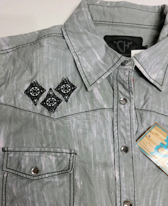 Cowgirl Hardware Western Blouse M 1 pc