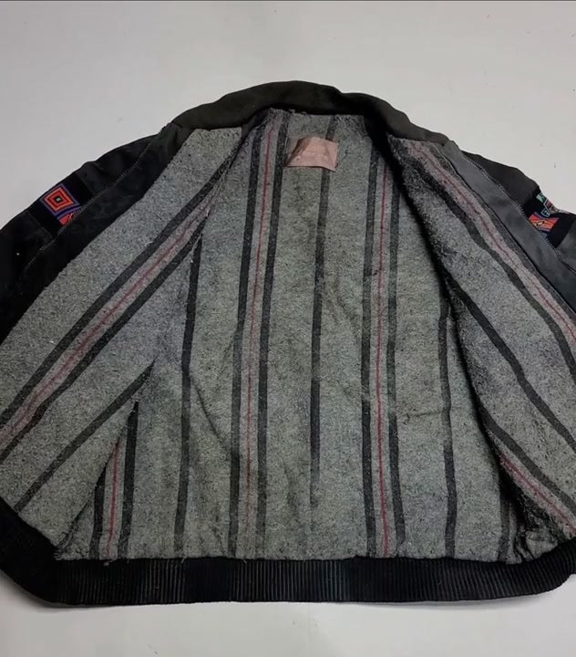 David James Vintage Aztec Bomber 1 pc