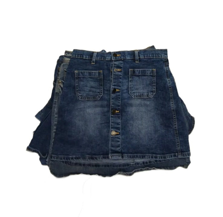 Denim Mini Skirts 28 pcs