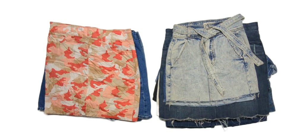 Denim Mini Skirts 41 pcs