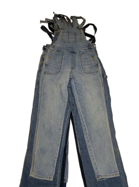 Denim Overalls Unsorted 17 pcs