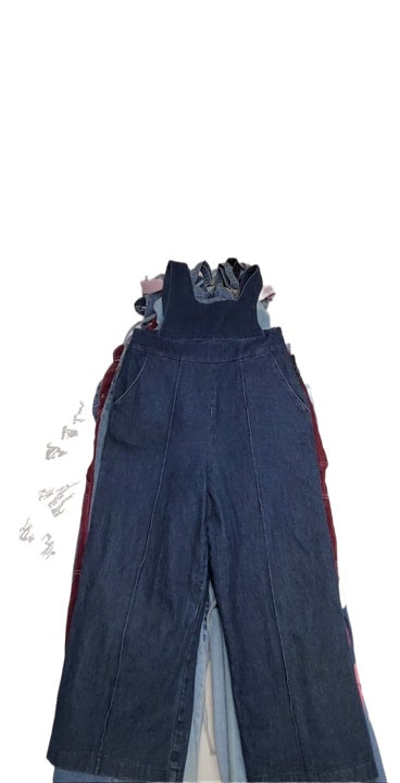 Denim Overalls Unsorted 21 pcs