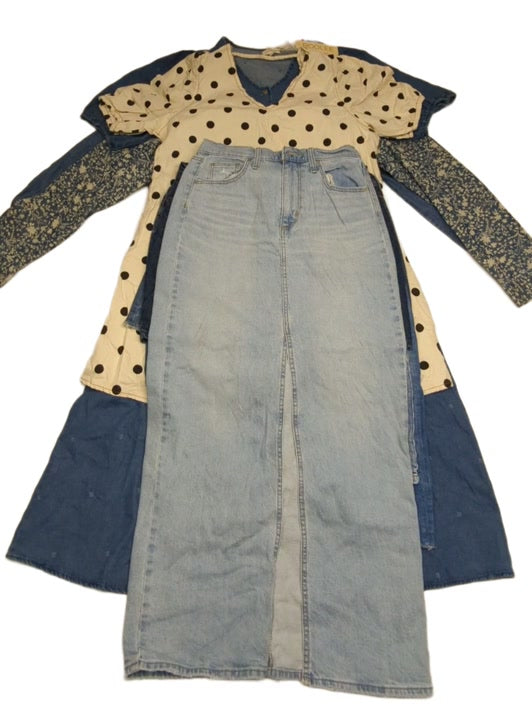 Denim Skirts & Dresses 35 pcs