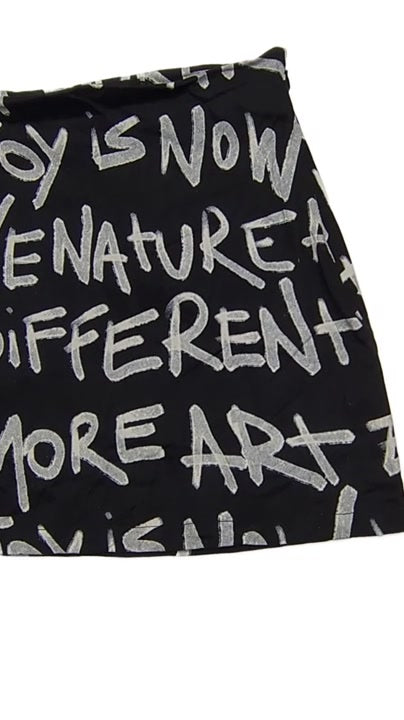 Desigual Grafitti Joy is Now Mini Skirt 1 pcs