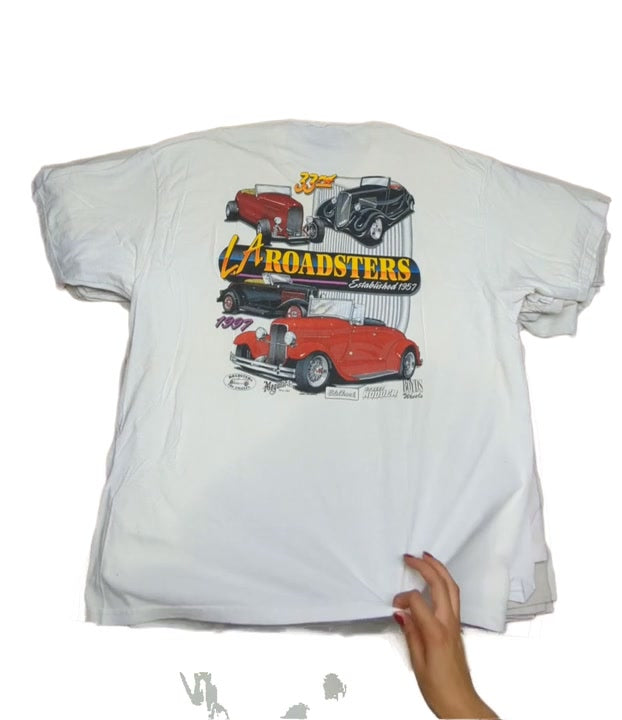 Dirty White Car T-Shirts 24 pcs