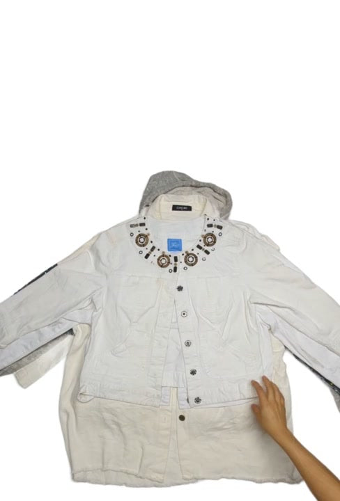 Dirty White Denim Jackets 15 pcs
