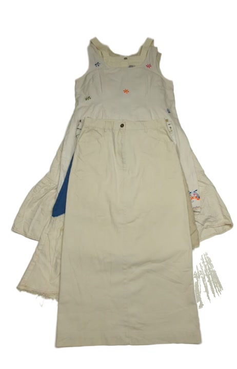 Dirty White Denim Skirts & Dresses 25 pcs