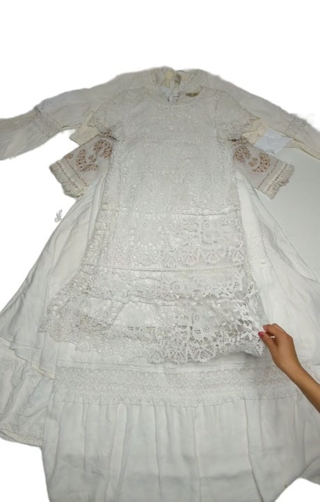 Dirty White Dresses 36 pcs