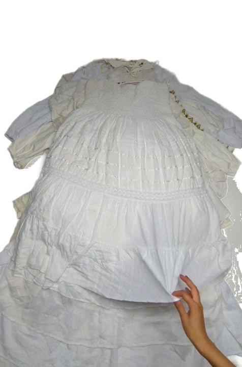 Dirty White Dresses 39 pcs