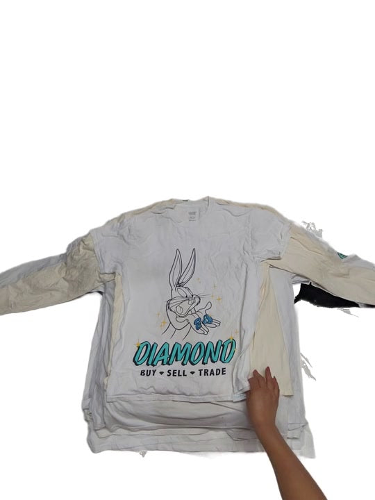 Dirty White Graphic + Vintage + Concert Tees 57 pcs