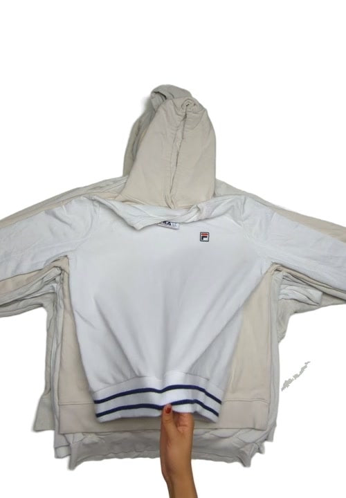 Dirty White Nike Adidas Champion Puma Fila Sweatshirts 13 pcs