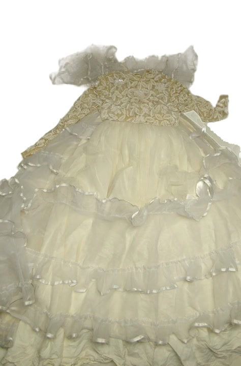 Dirty White Party Dresses 4 pcs