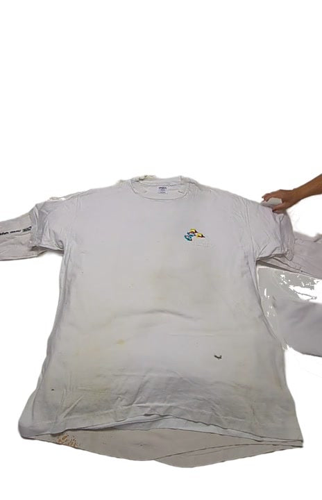 Dirty White Single Stitch Tees 40 pcs