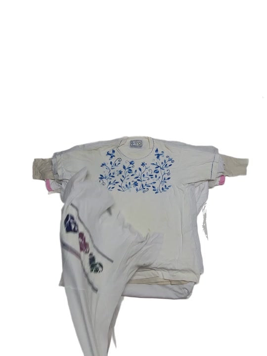 Dirty White Vintage Single Stitch T-Shirts 62 pcs