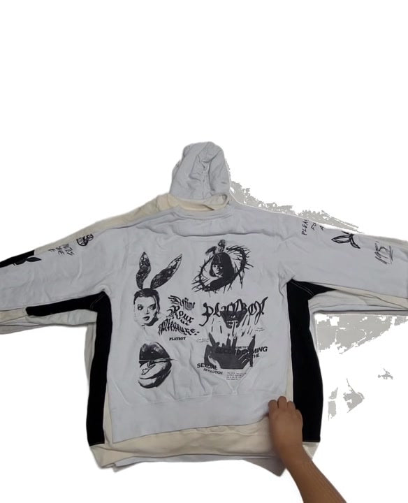 Dirty White Y2K Sweatshirts 18 pcs