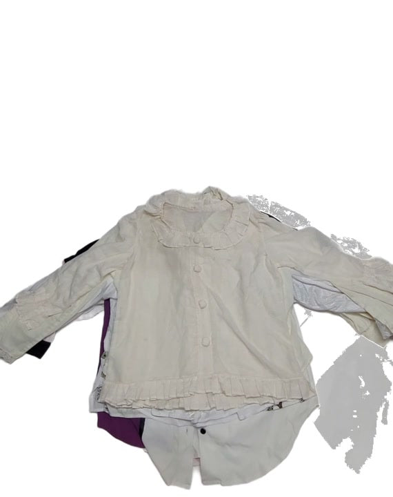 Dirty White Y2K + Vintage + Lace & More Blouses 76 pcs