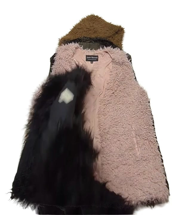 Faux Fur Vests 5 pcs
