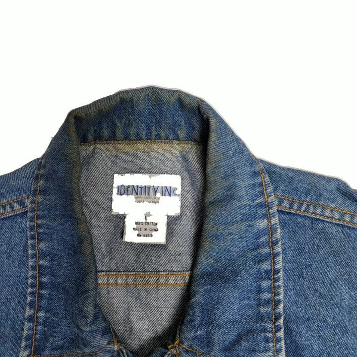 Gameworks Patched Denim Trucker Jacket L 1 pc