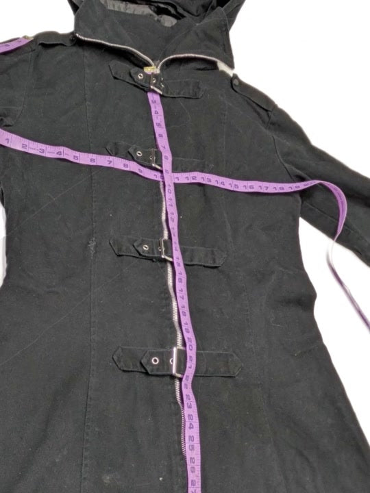 Goth Buckle Trench 1 pc
