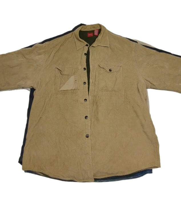 Heavyweight Denim + Corduroy Lined Flannel Shirts Unsorted 10 pcs