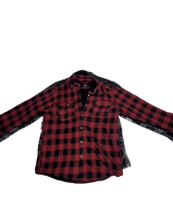 Heavyweight Fleecy Lined Flannel Shirts Unsorted 10 pcs