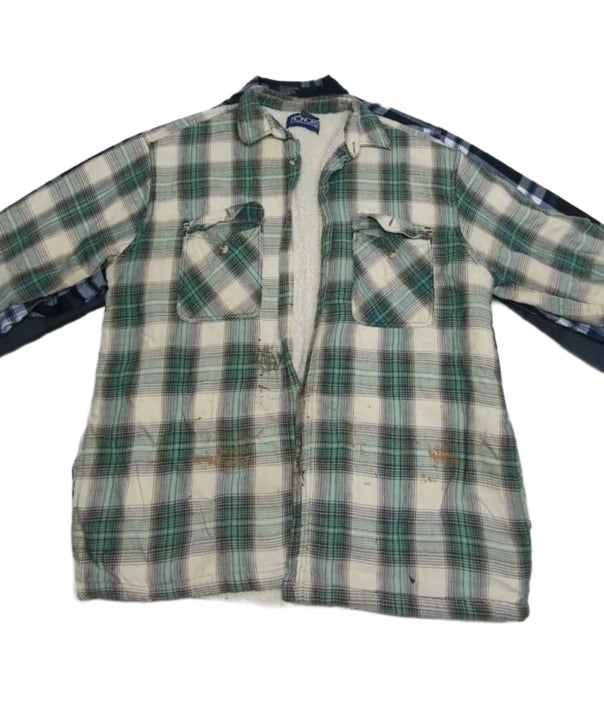 Heavyweight Lined Flannel Shirts Unsorted 11 pcs