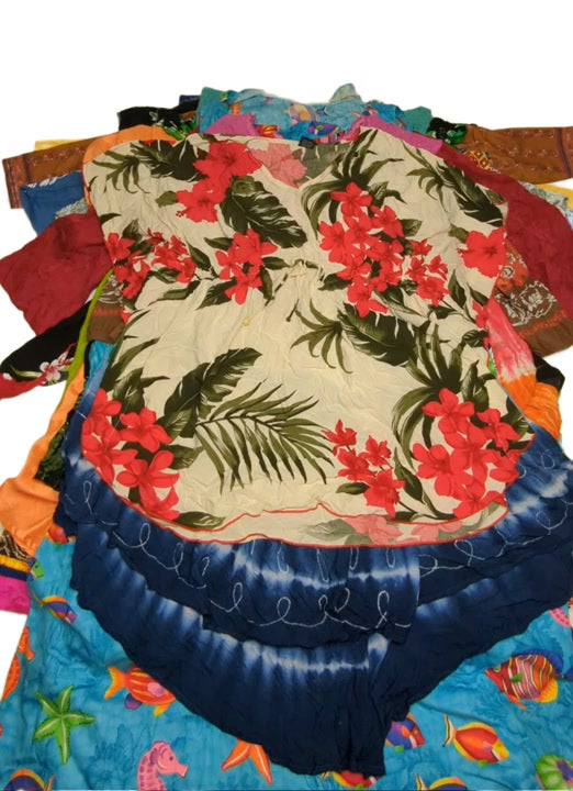 Hippie + Beach + Hawaiian Dresses 32 pcs