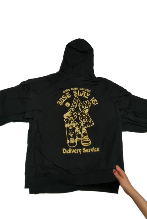 Just Black Graphic Hoodie Sweatshirts 14 pcs