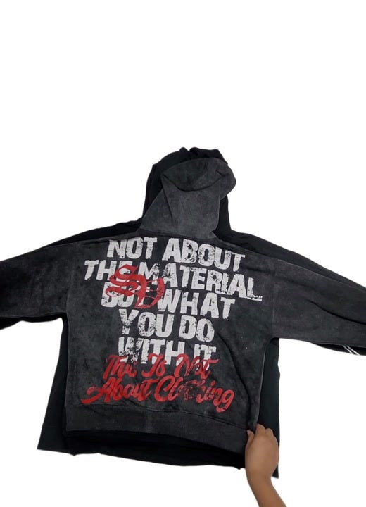 Just Black Graphic Hoodies 17 pcs
