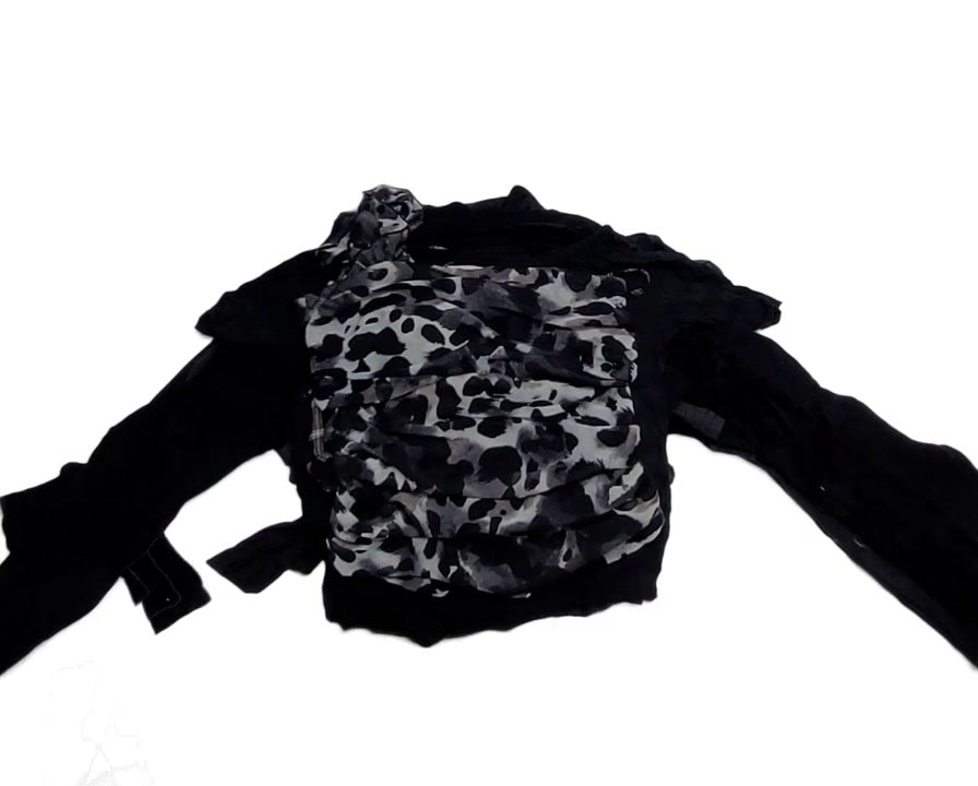 Just Black Recycle Crops 22 pcs