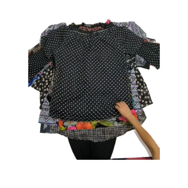 Just Black Transparent Blouses 41 pcs