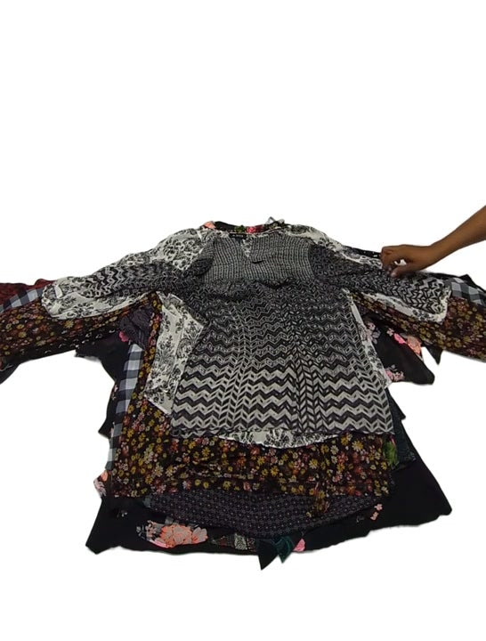 Just Black Transparent Blouses 46 pcs