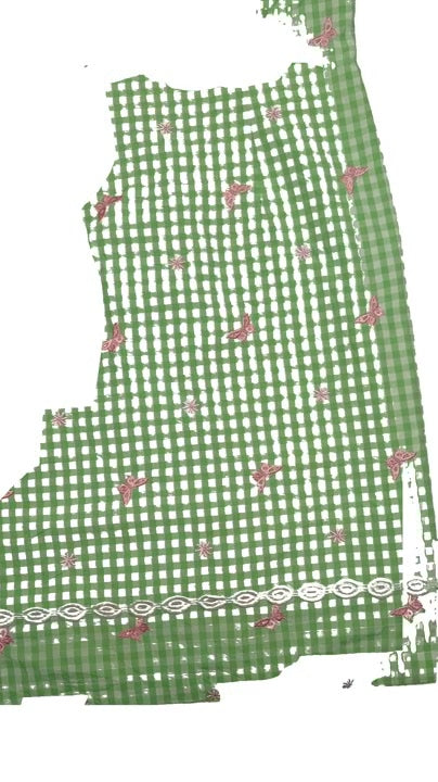 Lilly Pulitzer Gingham Butterfly Dress 1 pcs