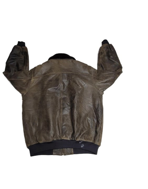 LL Bean Leather Bomber XXL 1 pc