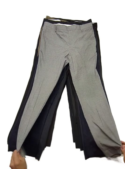 Mens Flat Front Pants 27 pcs