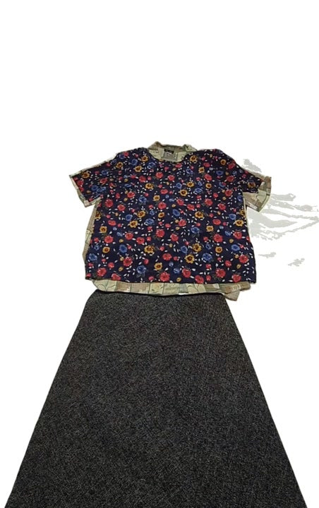 Mini Skirts + Flower Blouses 28 pcs