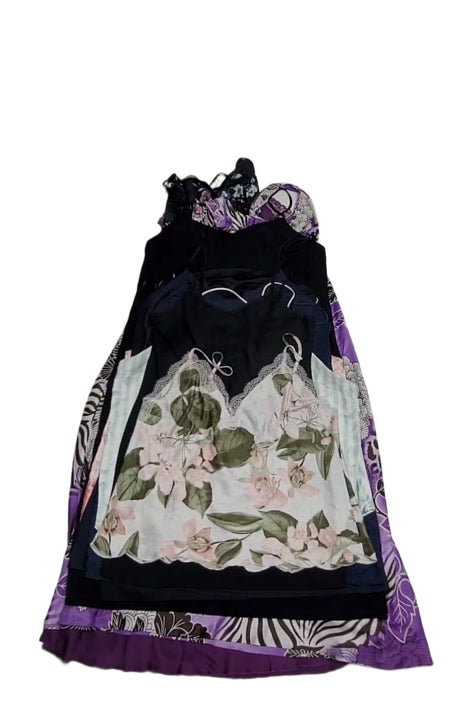 Modern Silky Camisoles & Slip Dresses 37 pcs