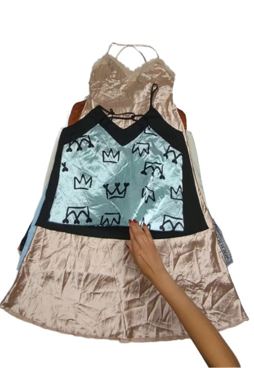 Modern Silky Camisoles & Slip Dresses 54 pcs