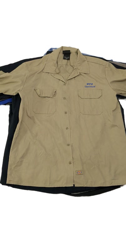Patched Work Shirts 25 pcs
