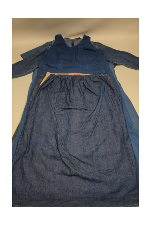 Plus Size Denim Skirts & Dresses 27 pcs