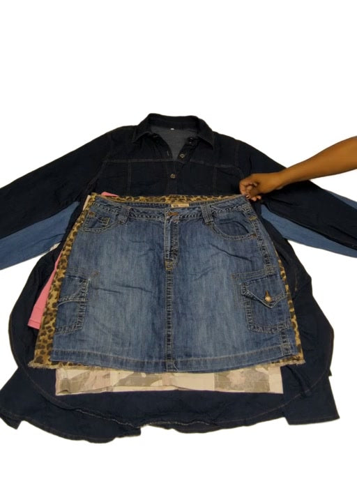 Plus Size Denim Variety Mix 13 pcs