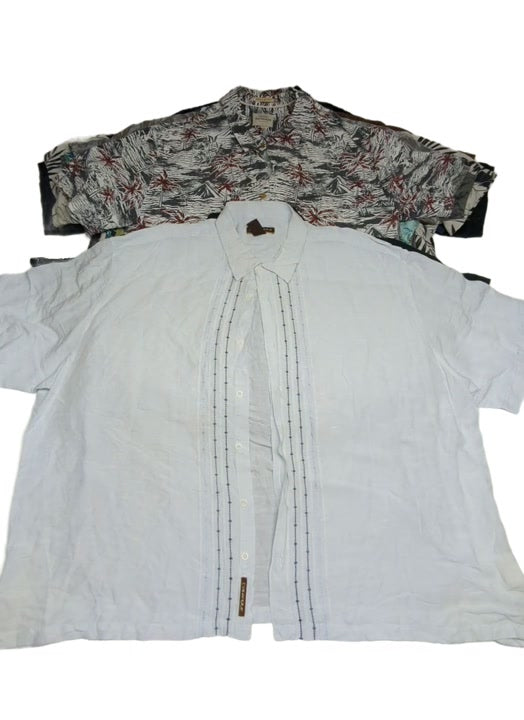 Plus Size Recycle Short Sleeve Shirts 25 pcs