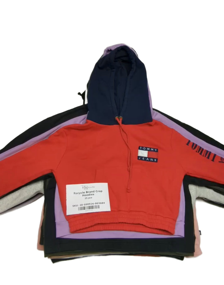 Recycle Brand Crop Hoodies 25 pcs