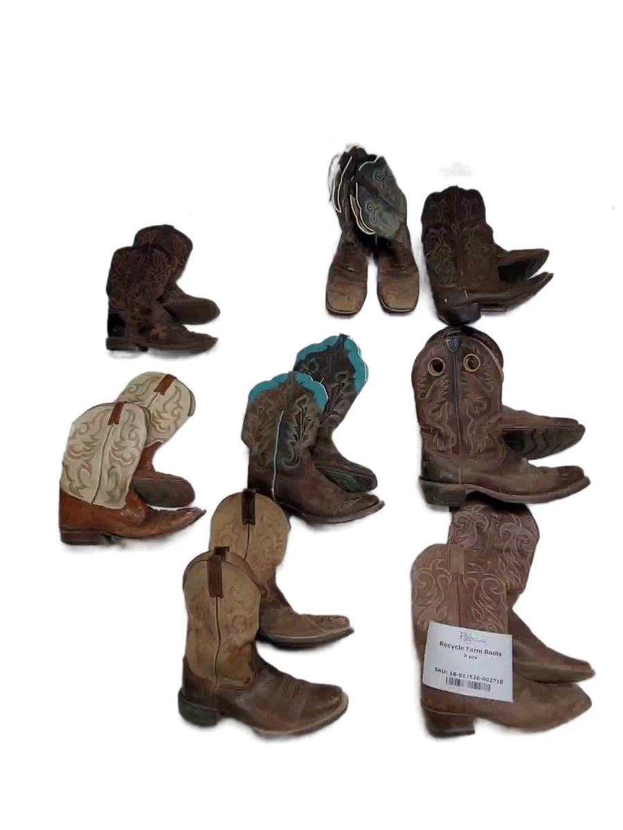 Recycle Farm Boots 8 pcs