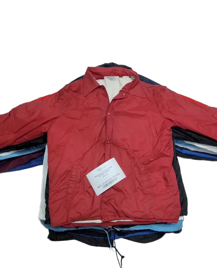 Recycle Vintage Snap Windbreakers 23 pcs