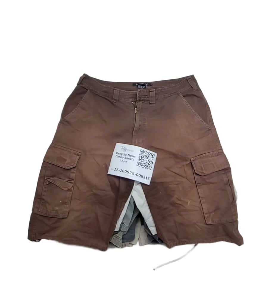 Recycle Mens Cargo Shorts 22 pcs