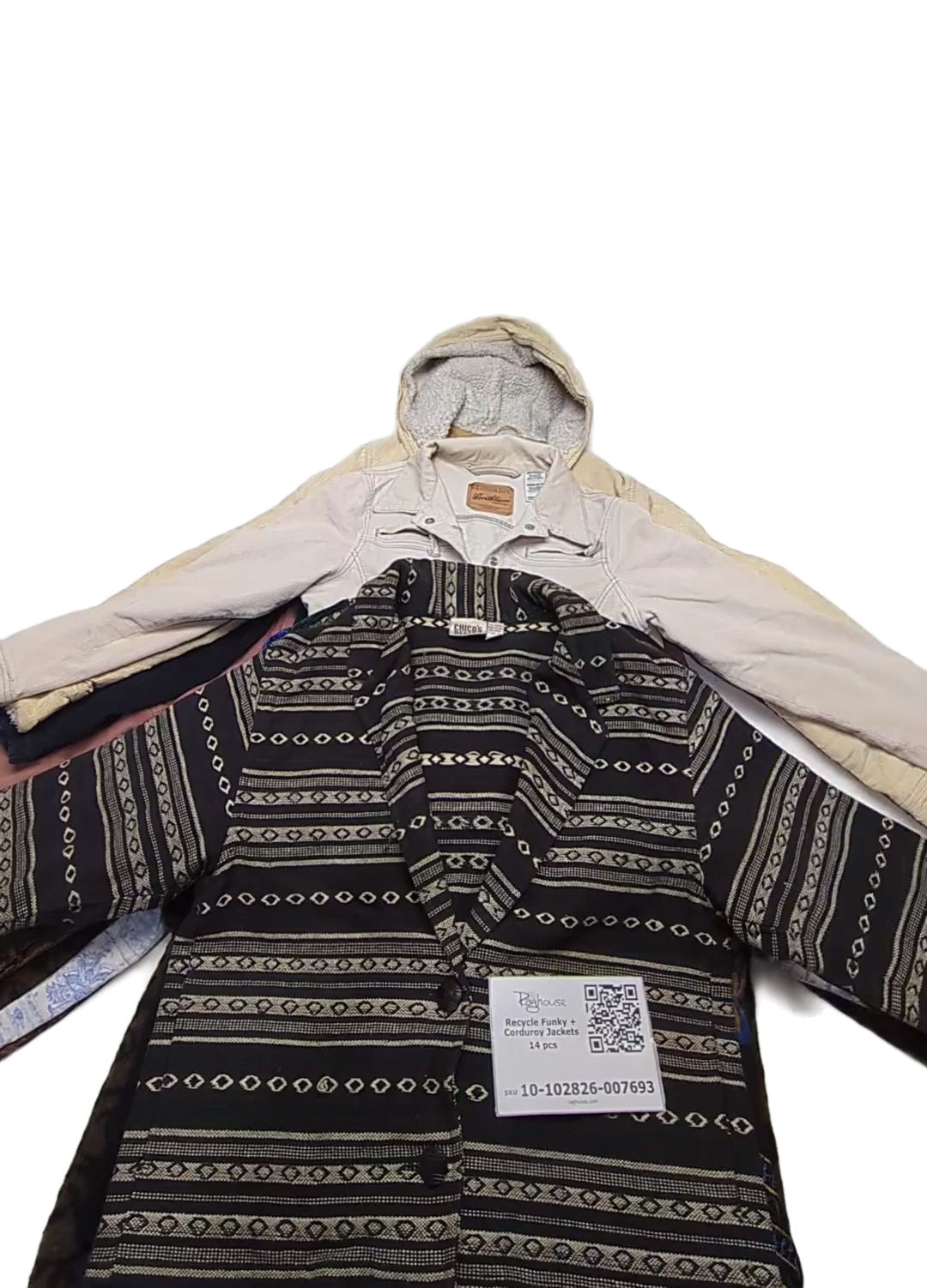 Recycle Funky + Corduroy Jackets 14 pcs