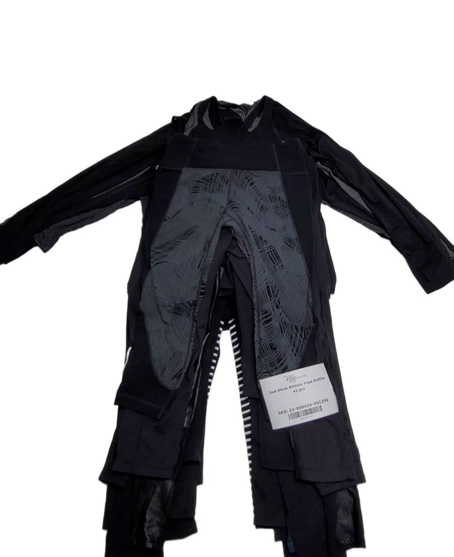 Just Black Athleta Yoga Outfits 42 pcs
