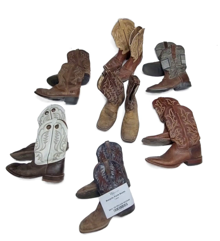 Recycle Farm Boots 7 pcs