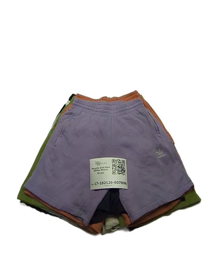 Recycle Girls Nike Adidas Shorts 20 pcs